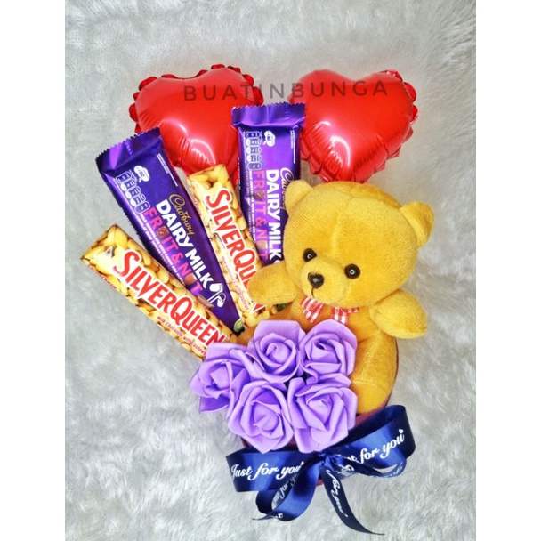 

Bloom Box Flowers Coklat Boneka Balon Paket Lengkap Murah Hadiah Ulangtahun Wisuda Anniversary Gift