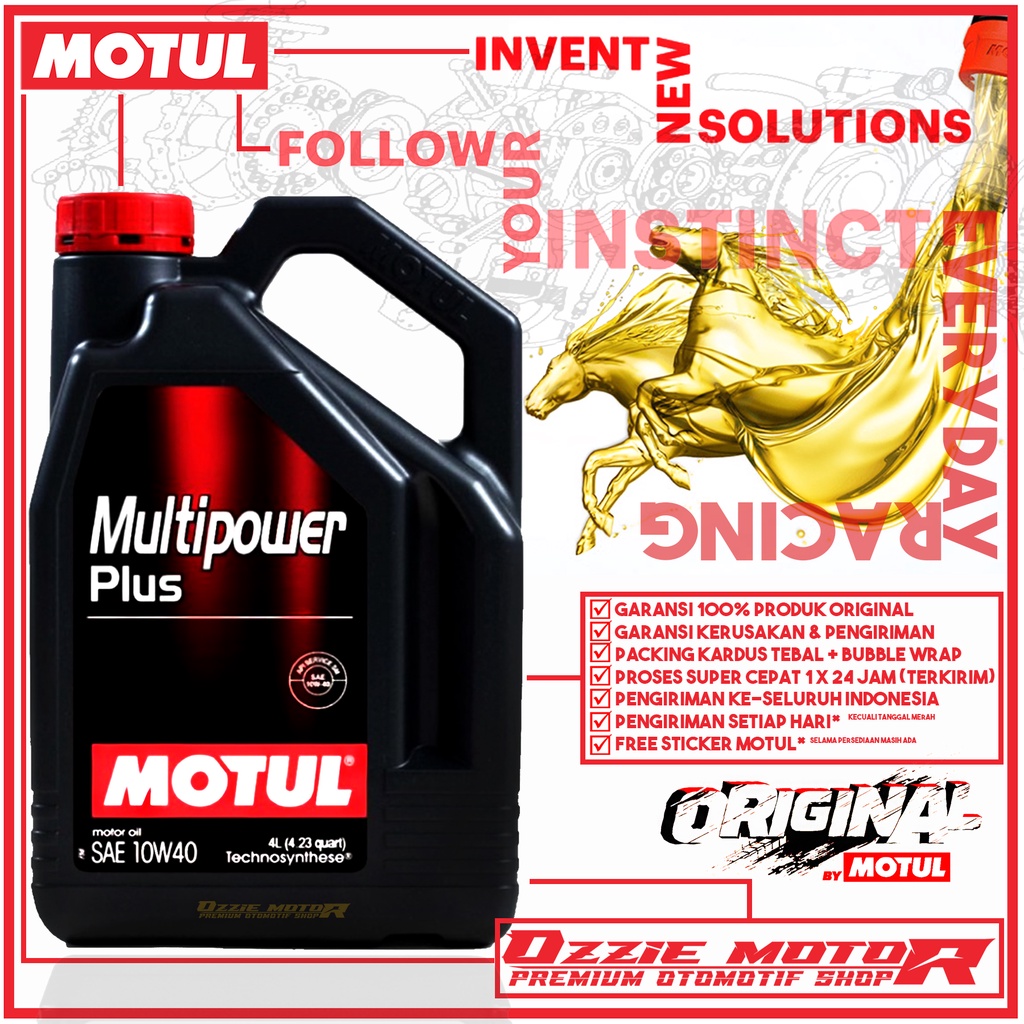 MOTUL MULTIPOWER PLUS 10W40 SN 4L