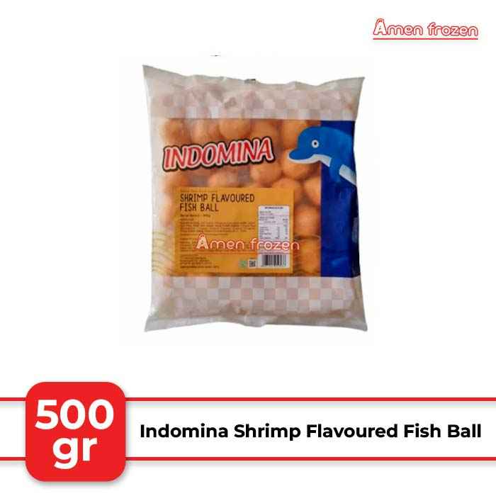 

INDOMINA SHRIMP FLAVOURED FISH BALL / BOLA UDANG