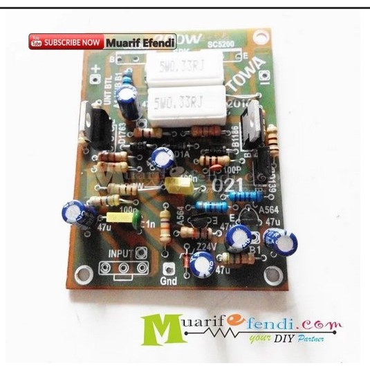 KIT Power Amplifier 200Watt MONO TOA TOWA
