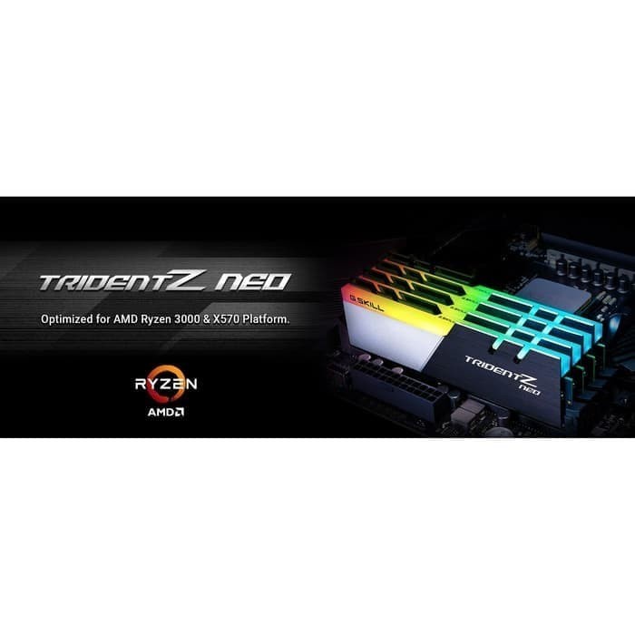 Gskill Trident Z Neo RGB DDR4 32GB (2x16GB) PC25600-F4-3200C16D-32GTZN