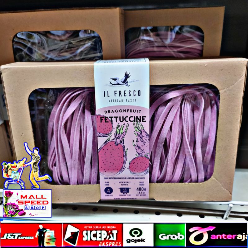 

al fresco artisan pasta dragonfruit fettuccine 400gr pasta