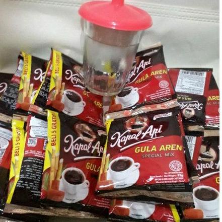 

♥IMPORT♥ KAPAL API GULA AREN 12 sachet (beli 2 gratis 1 gelas+tutupny) new