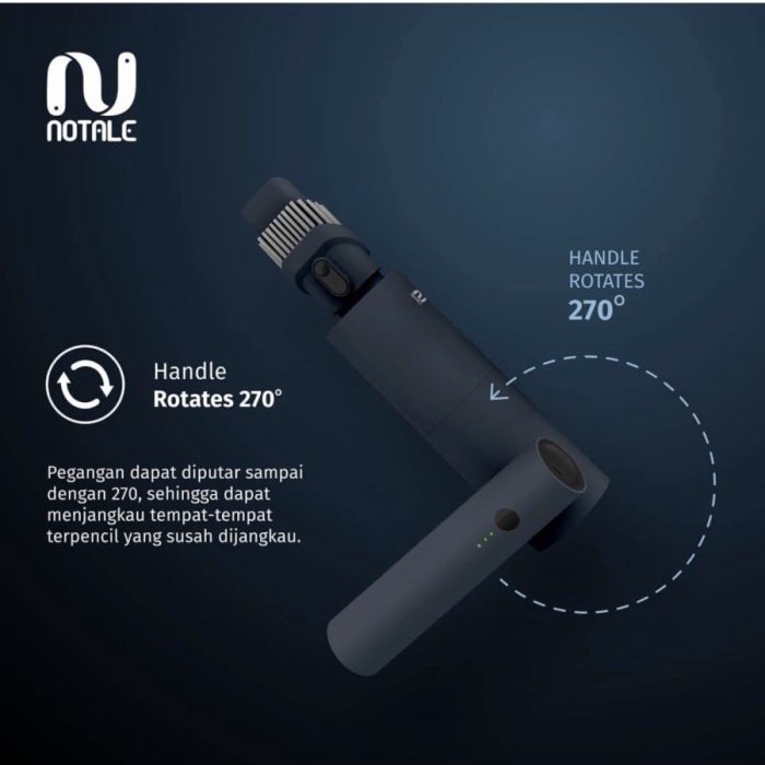 NOTALE Portable Car Vacuum Cleaner 8000Pa Cordless Wireless