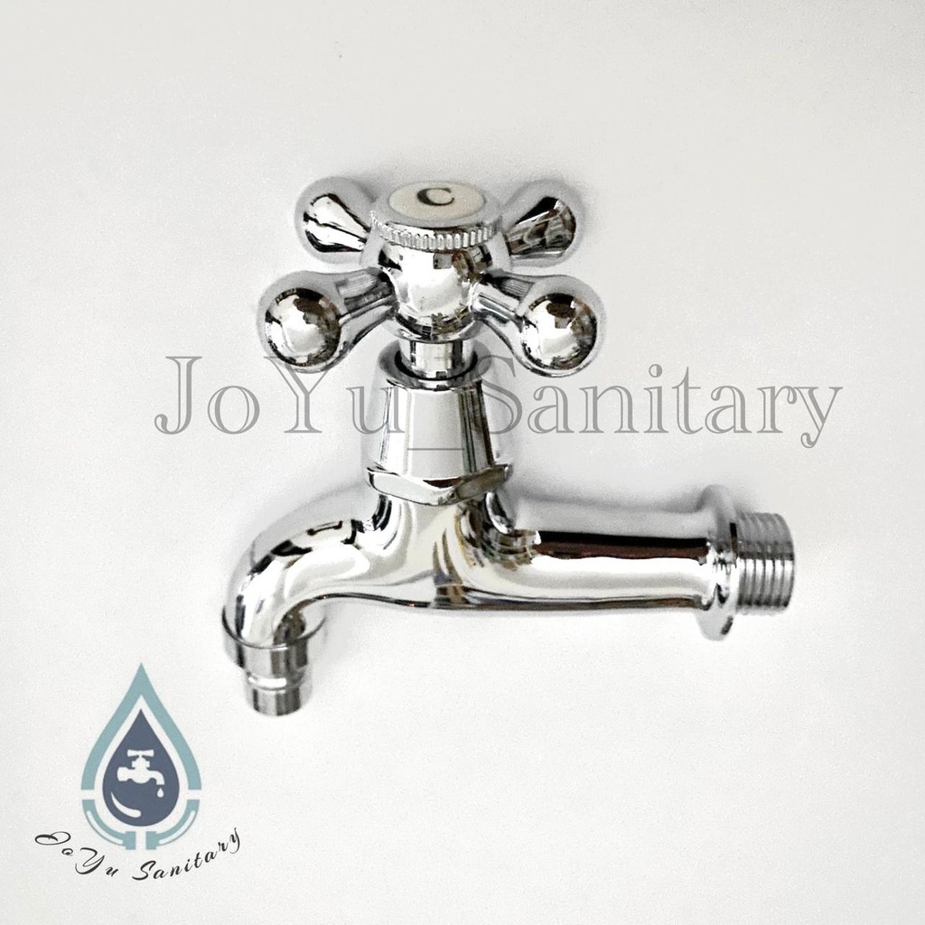 Kran TAMAN Kuningan Baling karet 5003-Keran Air tembok Kamar Mandi brass putar valve kencang/H10