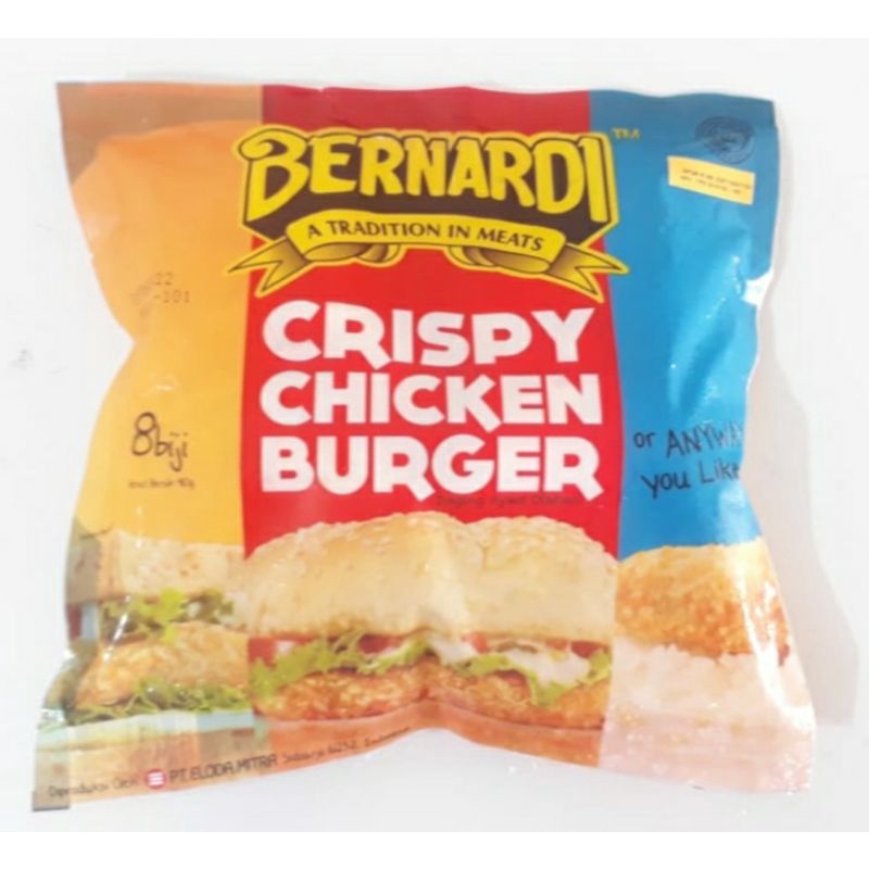 

Crispy Chicken Burger isi 8 Bernardi 410gr
