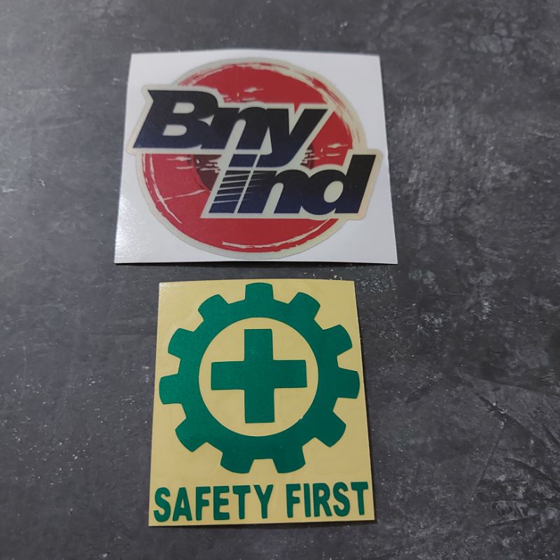 STICKER LOGO K3 SAFETY FIRST CUTYING