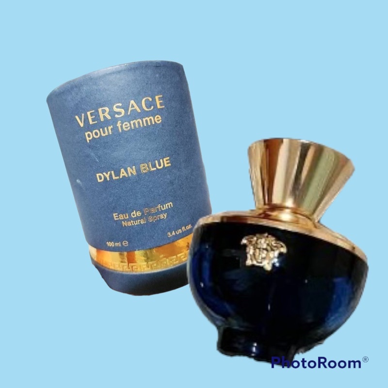 Preloved Botol Kosong original Versace Dylan Blue