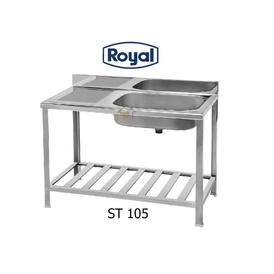 KITCHEN SINK BAK CUCI PIRING STAINLESS ROYAL ST 105 R ST105R 1035X56