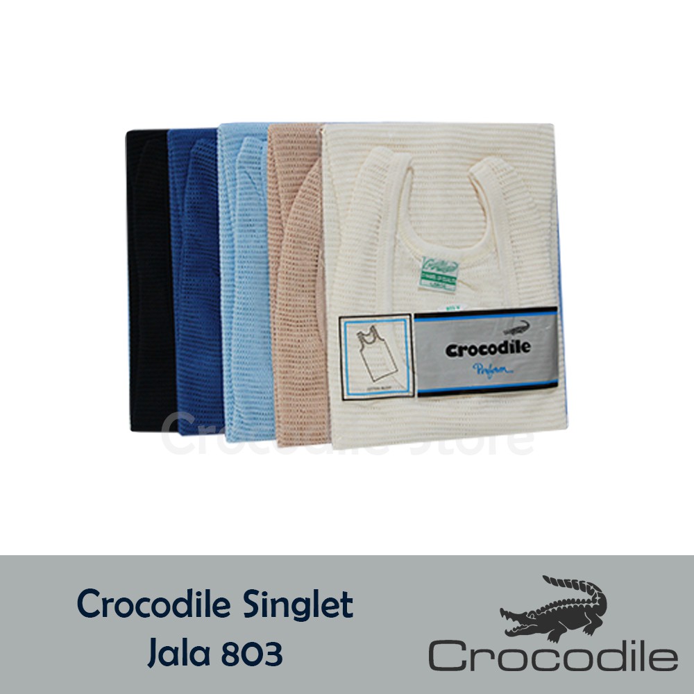 Kaos Singlet Jala Warna Crocodile 803