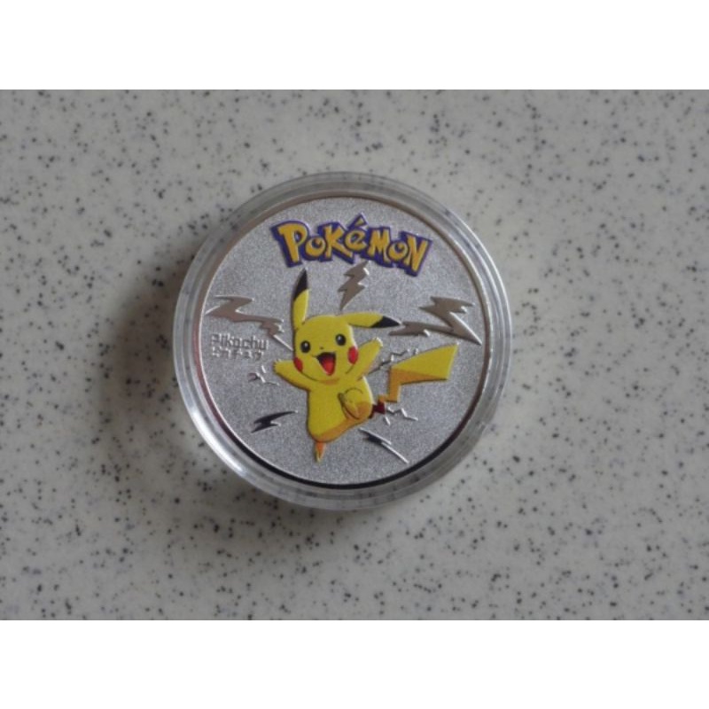Koin Souvenir Pokemon Pikachu