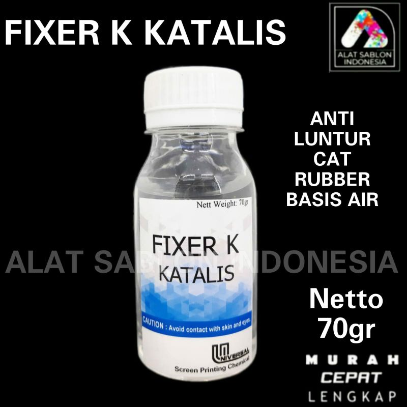 PENGUAT CAT SABLON FIXER KATALIS K CAT PASTA RUBBER 70gr