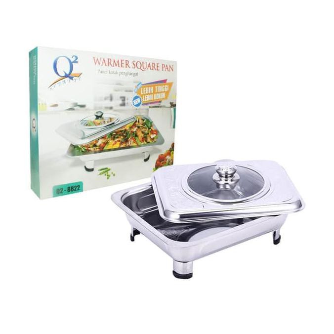 Open Ds Warmer Square Pan Q2 / Wadah Saji Prasmanan
