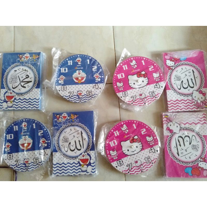 jam karakter kaligrafi/jam dinding karakter