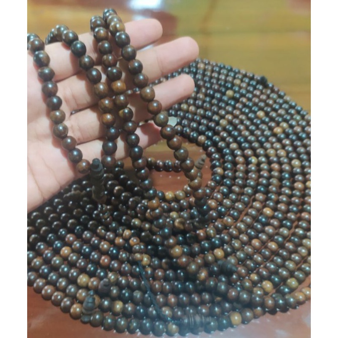 Tasbih 1000 butir kayu gaharu buaya asli grade A 8mm tasbih 1000 butir tasbih 500 butir. tasbih mura