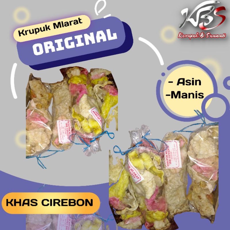 

Kerupuk mlarat/mars / krupuk wedi/ krupuk mlarat Cirebon