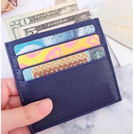 ( BAJ ) CARD HOLDER 6 SLOT + 1 SLOT FOR MONEY SAFIANO SOUVENIR MURAH BATAM BE TF057