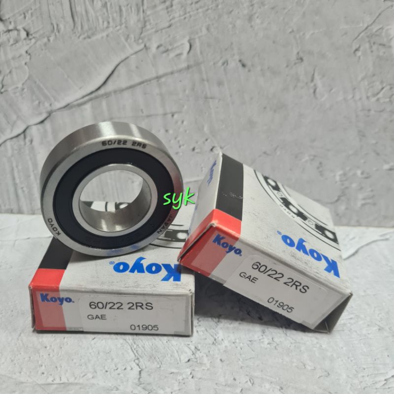 BEARING 60/22 2RS KOYO TUTUP KARET