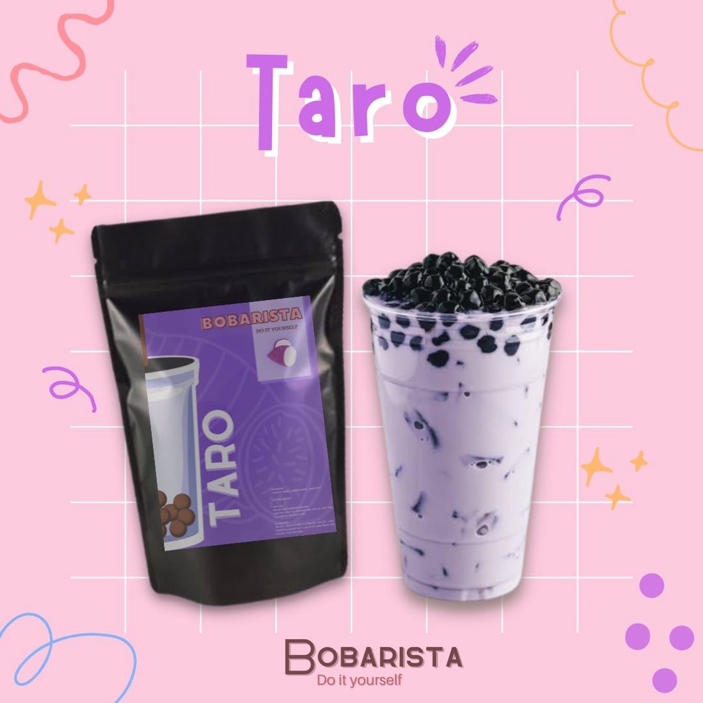 

Bobarista DIY - Taro Premium Powder Drink DIY Bobatea