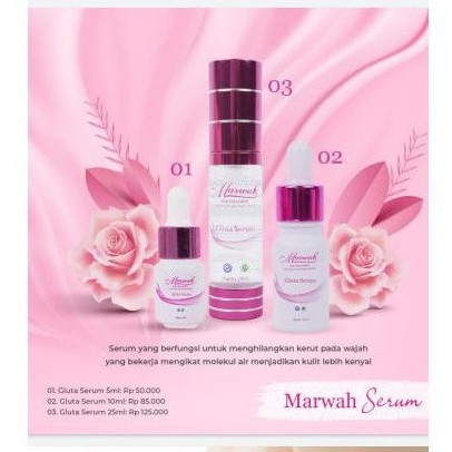 MARWAH // GLUTA SERUM // MARWAH SKINCARE// GLOWING// SERUM PUTIH