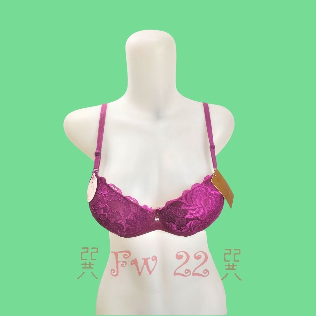 Push Up Bra Tally 910 dengan Kawat dan Busa Tebal yang Empuk Serta Bermotif Bunga Cantik