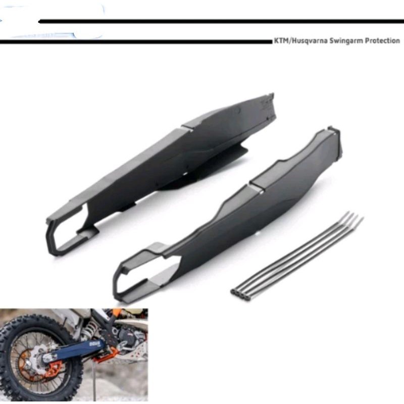 Swing Arm Protector Original KTM Powerparts - Hitam