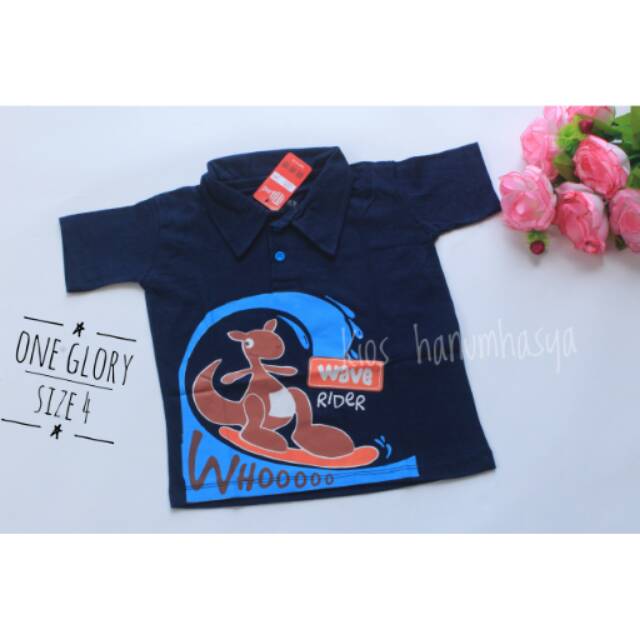 kaos polo one glory sz 4 / kaos kerah one glory