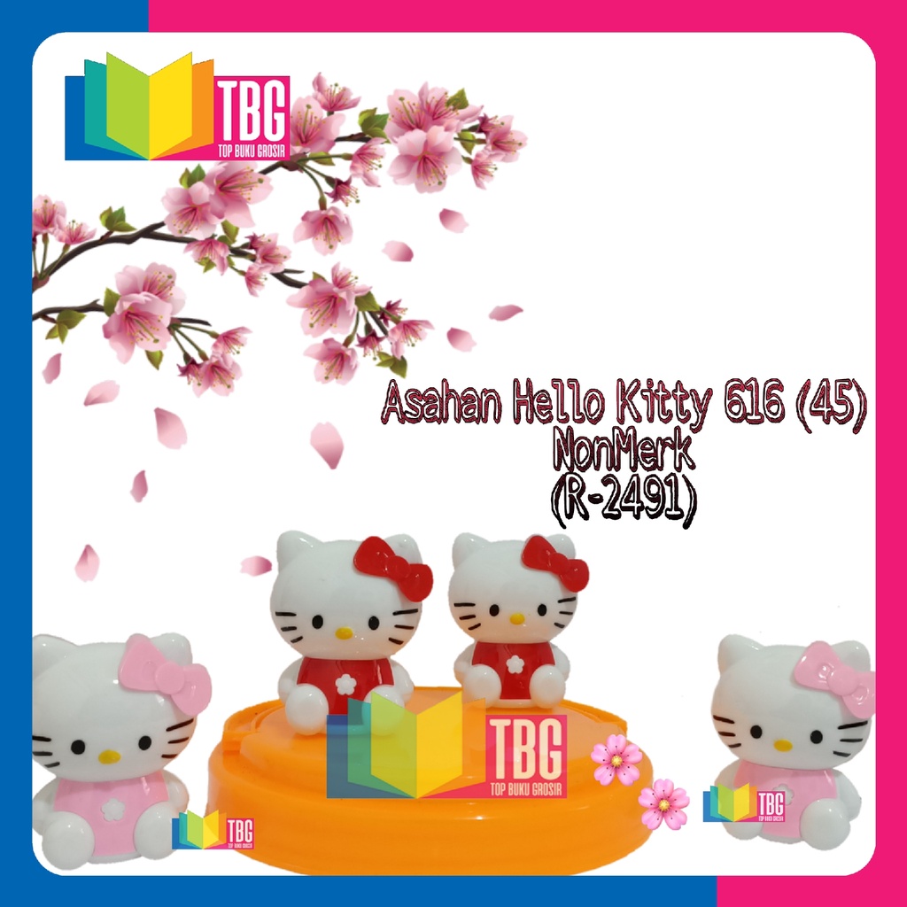 

1 PCS ASAHAN HELLO KITTY 616 (45) NONMERK / RAUTAN / SHARPENER (R-2491)