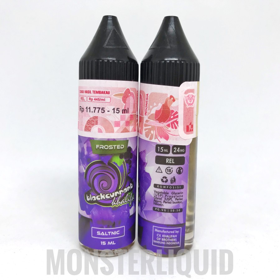 SALT BLACKCURRANT KHALIFA 24MG 15ML