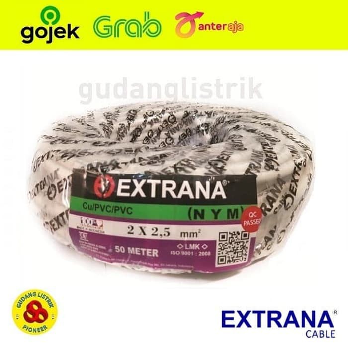 KABEL NYM 2X2.5MM 50 METER EXTRANA