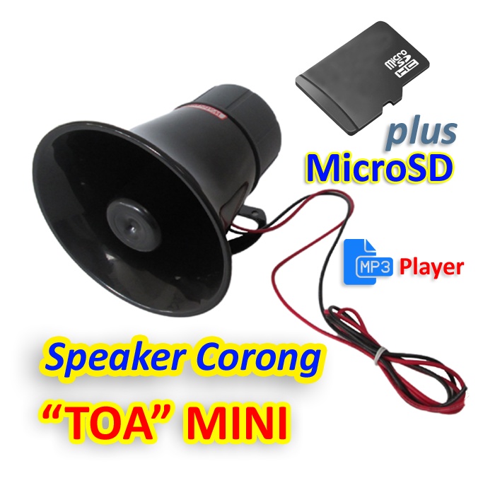 Speaker Corong "Toa" Mini Untuk Jualan Keliling