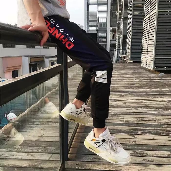 TBI Import Celana Joger Pria DFLEF Man Jogger Street Style Pant K-POP BTS