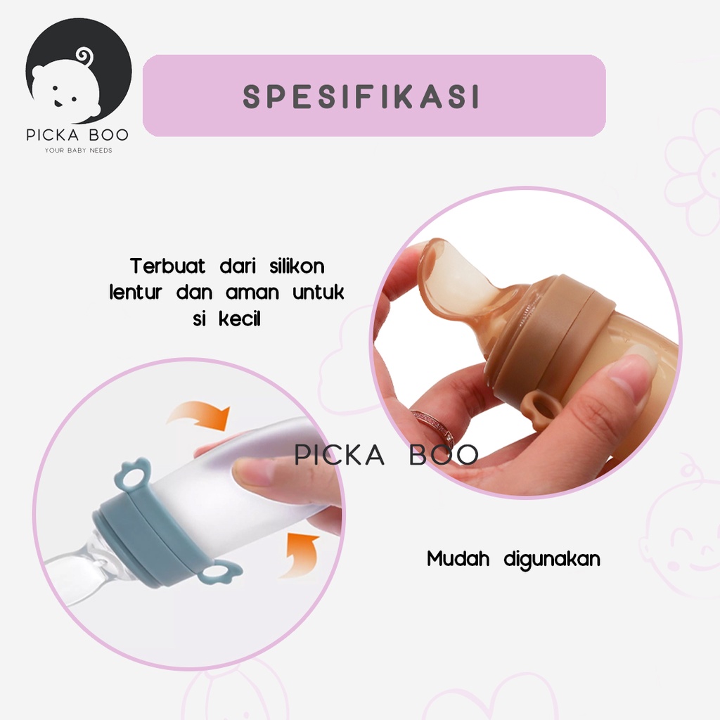 PICKA BOO Botol Sendok Makan Bayi