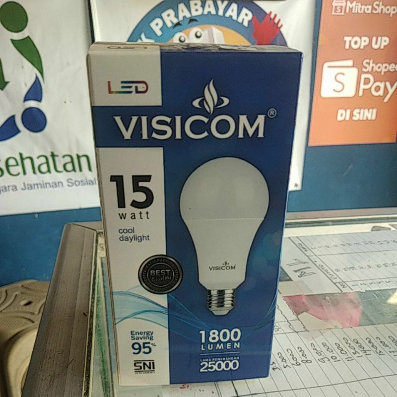 led bulb visicom 15 watt