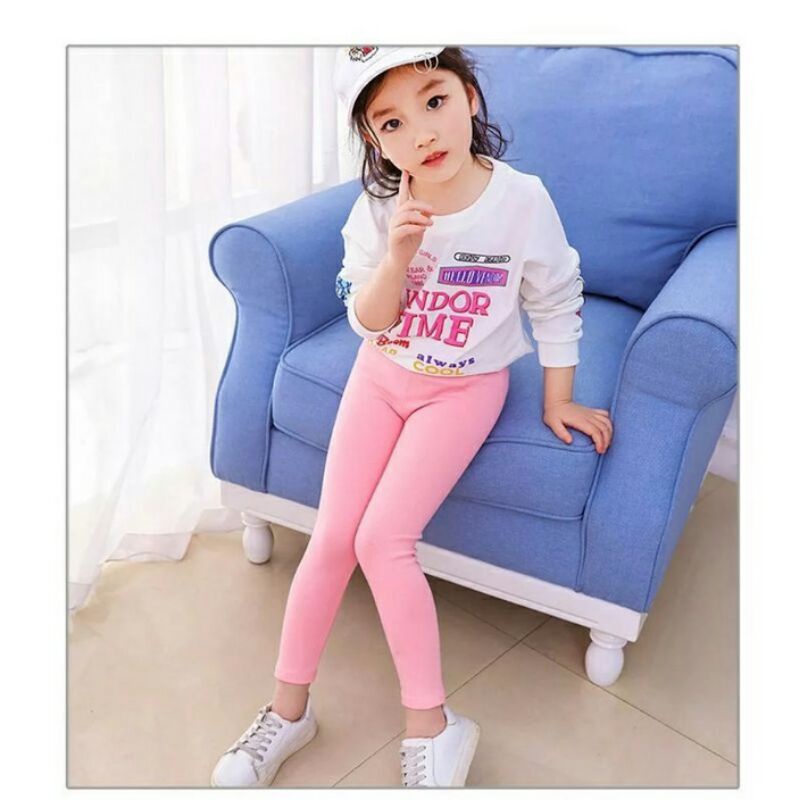 Legging Anak Usia 1-6THN Bebas Pilih Warna / LEGING ANAK POLOS SPANDEX