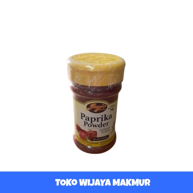 

Paprika Bubuk | Paprika Powder Jays Kitchen 70gr