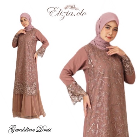 ꧁𓊈𒆜𝔢𝔩𝔦𝔷𝔦𝔞.𝔠𝔩𝔬 𒆜𓊉꧂ Gamis Renda Pesta Arab Import Jumbo Murah Mewah Terbaru Premium Maxi Zoya Kekinian