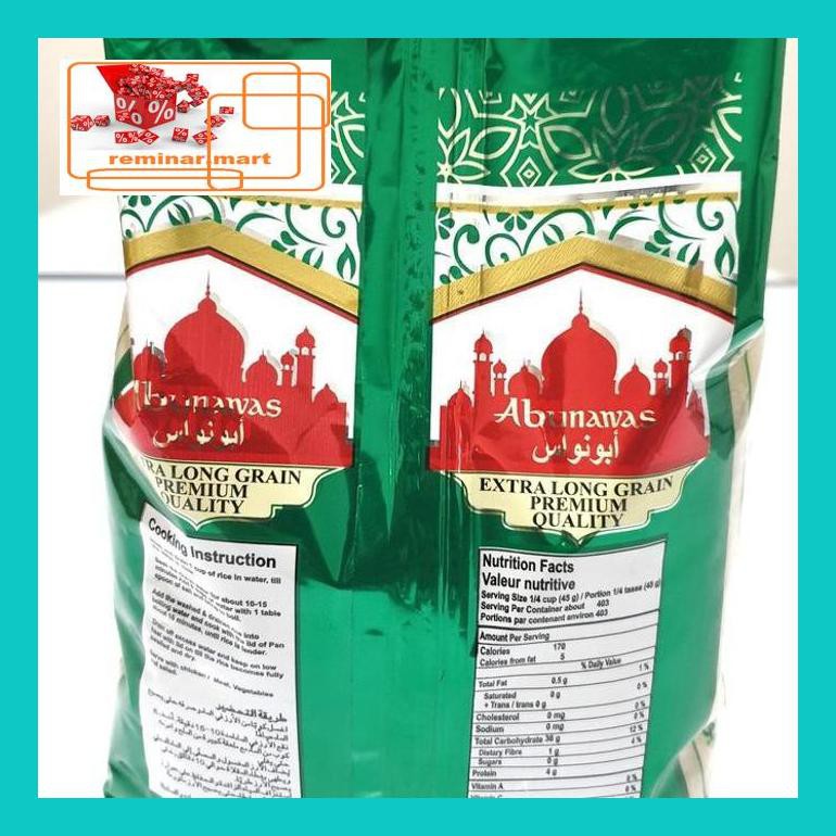 

S0Bers Abunawas Basmati Premium 1Kg Ric0S50B