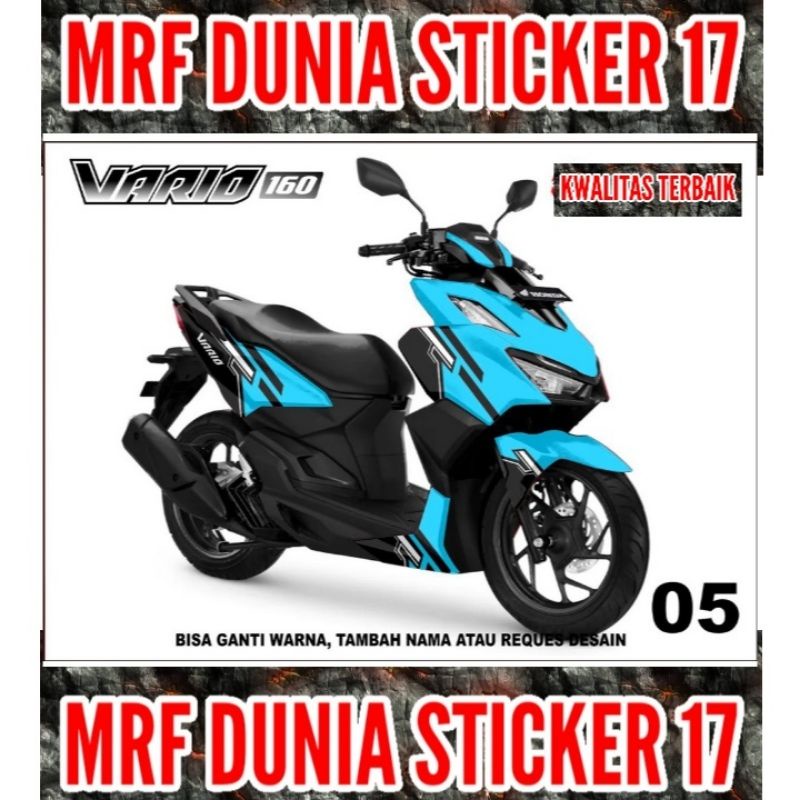 Sticker decal Vario 160 Full Body  Decal Motor Vario 160 Sticker Motor Vario 160 Decal Sticker Motor
