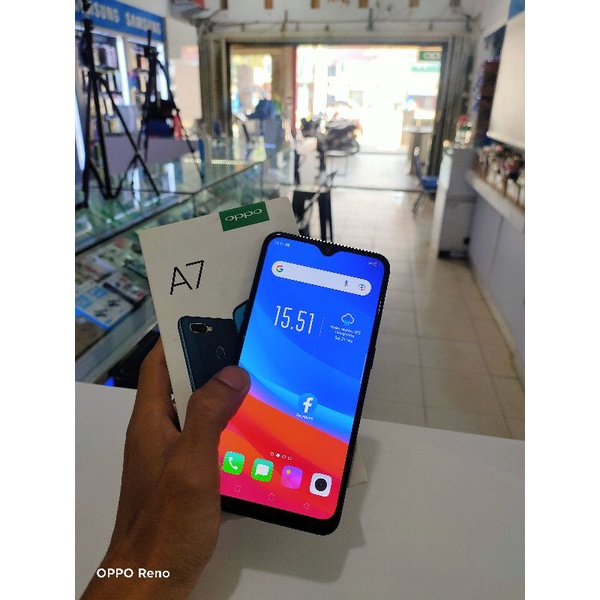 oppo a7 second mulus oppo a7 bekas original  oppo a7 bekas ram 3/64