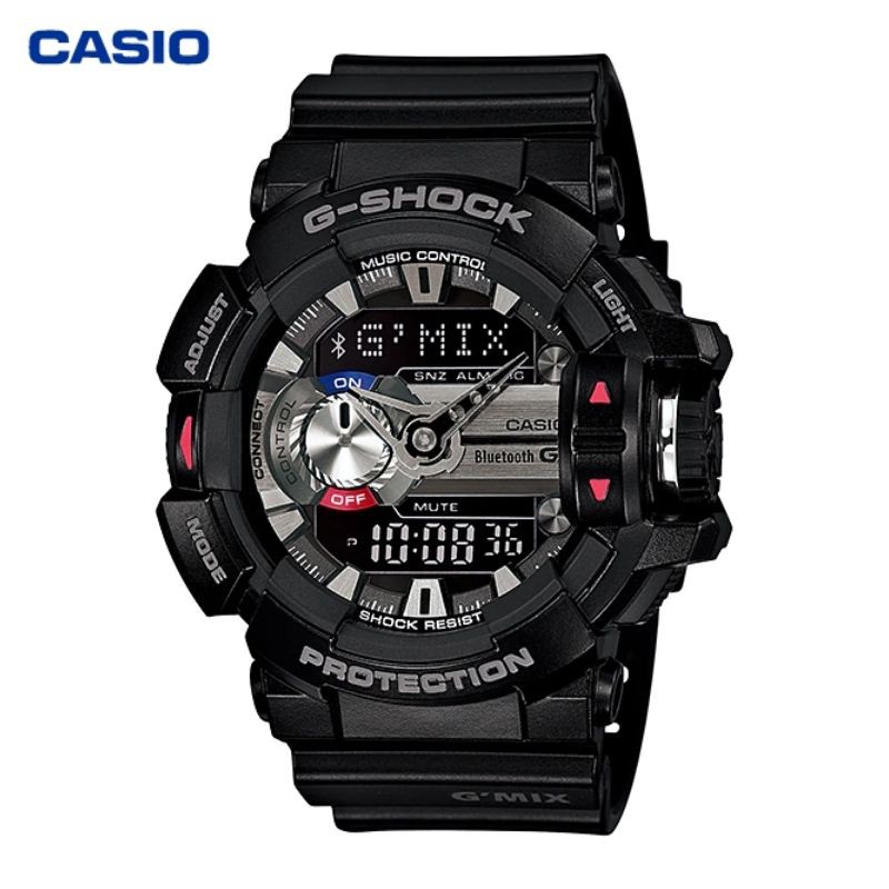 JAM TANGAN PRIA CASIO G-SHOCK G'MIX GBA-400-1A ORIGINAL - GSHOCK GBA400 HITAM