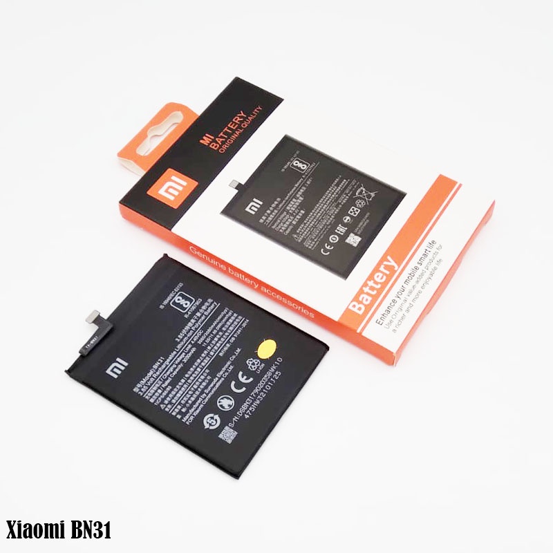 BATTERY - BATRE - BATRAI - BATERAI XIAOMI BN31 MIA1 REDMI NOTE 5A REDMI S2 - FULL CELL - DOUBLE IC - 2IC - KUALITAS 100%