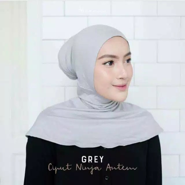 Ciput Ninja Antem resleting / Inner Hijab / Inner Simple /Dalaman Kerudung