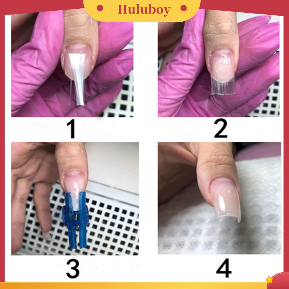 Huluboy Huluboy♡ Klip Penjepit Kuku Palsu Multifungsi Bentuk C Bahan Akrilik Untuk Manicure