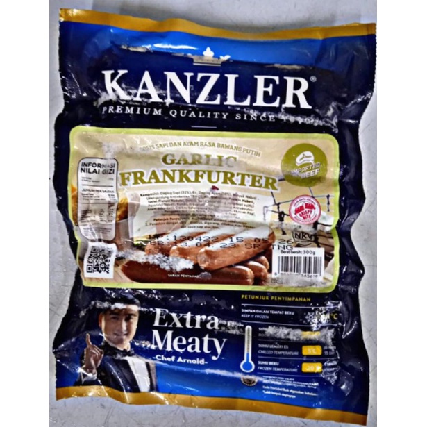 

Kanzler Garlic Frankfurter 300 gr