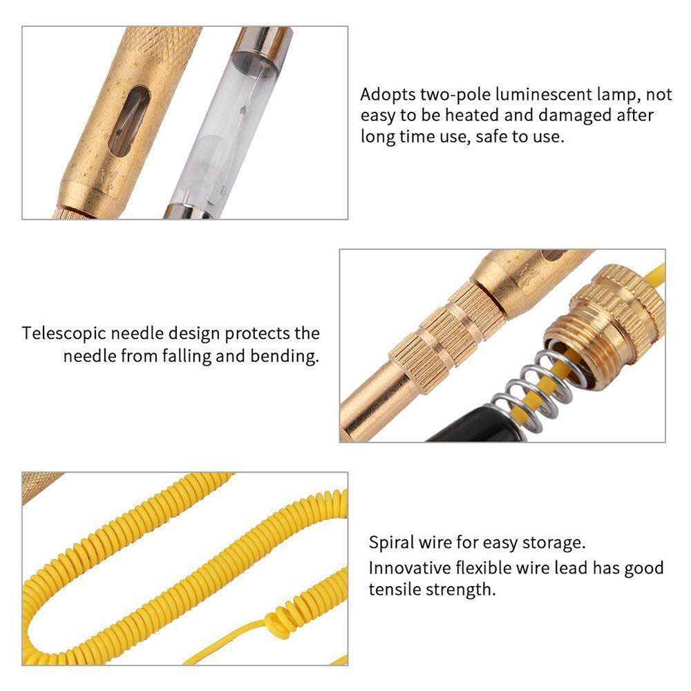 1 Pc Pena Uji Listrik Multifungsi Dengan Display Digital Untuk Rumah / Mobil