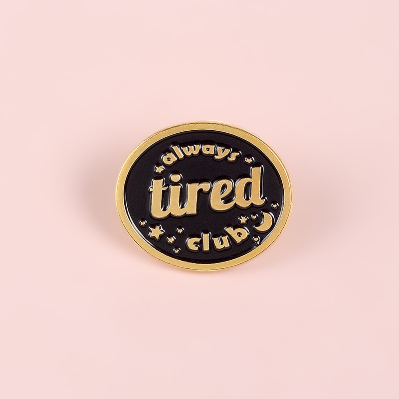 Bros Pin Enamel Desain Ban Club Warna Hitam Gaya Punk Vintage Untuk Hadiah Teman