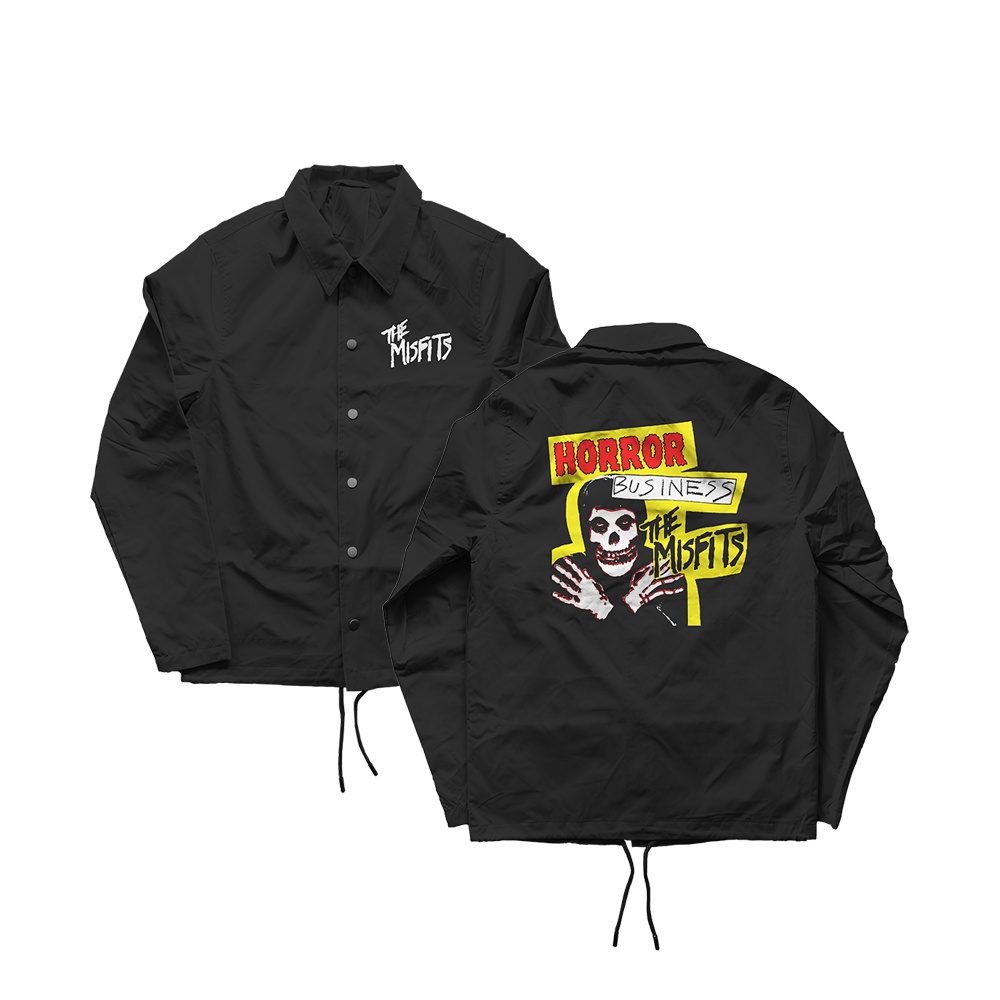 COACH JACKET BAND THE MISFITS | JAKET PRIA WANITA DEWASA BAHAN PARASUT WATERPROOF ANTI AIR