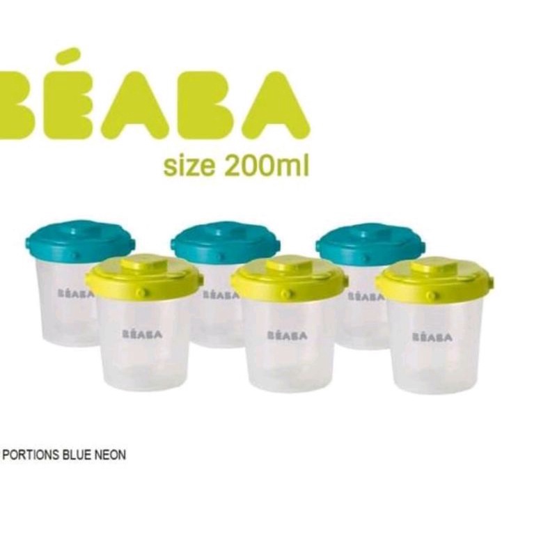 BEABA Clip Portions 6x200ml