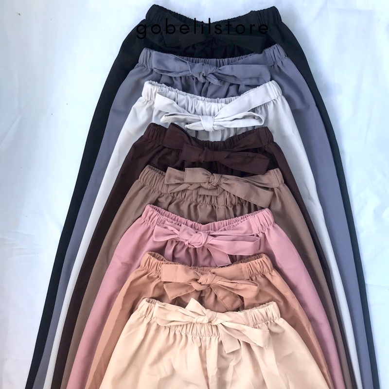 Dini Pants HIGH WAIST CELANA BAHAN CELANA WANITA TERLARIS KEKINIAN MUSLIMAH